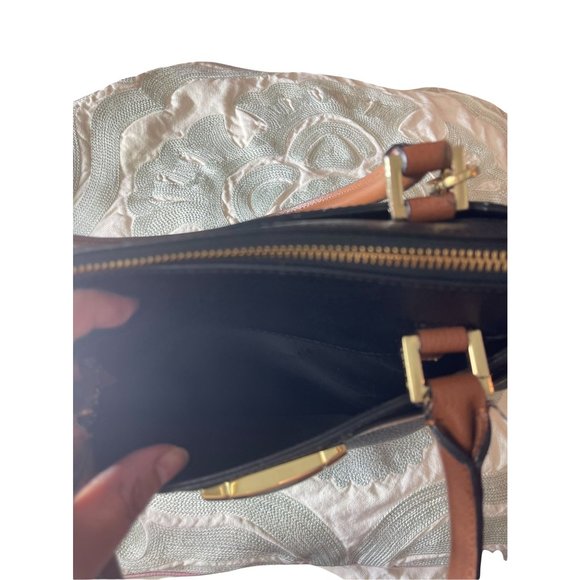 Calvin Klain Black and Brown Leather Handbag - Picture 8 of 12